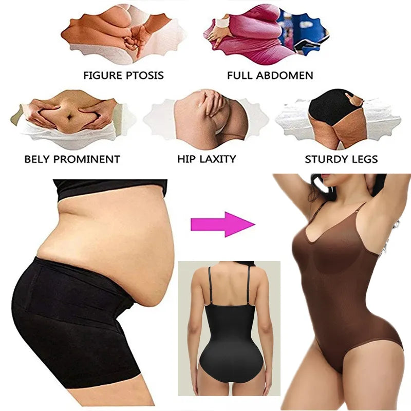 GUUDIA Firm Tummy Control Panties Slimming Body Shaper Waist Trainer Corset  Best Shaper Under Dress Seamless Shapewear Lifter